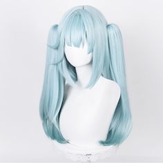 Includin Wig 
 Material: Heat Resistant Fiber 
 Gender: Gender-bending available 
 
 If you cannot find and like to buy the costume, wig, shoes, weapon or other accessories of this character, pls not hesitate to contact us 
 Please note that due to different screen resolution, products you receive may have a bit different as the one we show here. Genshin Impact Faruzan, Blue Cosplay Wig, Blue Cosplay, Gender Bending, Double Ponytail, Wig Material, Anime Wigs, Cosplay Wig, Wig Cap