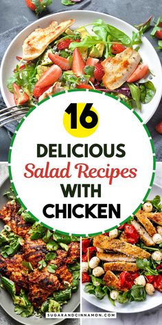 the top ten delicious salads with chicken