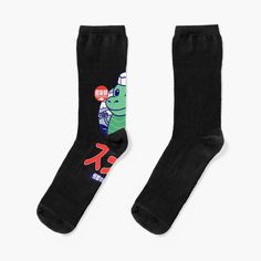 Super soft all-over printed knit socks with extra cushioning in the sole. Suitable for men and women. Godzilla Sushi Sushi Socks, Knit Socks, Socks For Sale, Godzilla, Knitting Socks, Multi Color, Socks, Men And Women, For Men