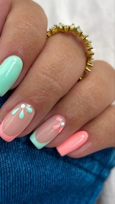 Classy Spring Nails, Basic Baddie Nails, Baddie Nails, Cute Summer Nails, Nails 2024, Nail Games, Beach Days, Spring Nails, Beach Day