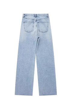 Goodnight Macaroon 'Dani' High-Waist Washed Ripped Wide Leg Jeans (2 Colors) High-Waist Denim Ripped Measurements: XS – Waist 68cm, Length 105cm S – Waist 72cm, Length 106cm M – Waist 76cm, Length 107cm L – Waist 80cm, Length 108cm Machine cold and gentle cycle or hand wash cold Lay flat to dry / do not tumble dry Iron on a low heat setting If you are unsure or need assistance selecting the proper size or color, please contact our Customer Services team and they'll be more than happy to help. Non-stretch Light Blue Jeans With Pockets, Light Blue Non-stretch Jeans, High Waist Blue Flare Jeans With Belt Loops, Light Blue Baggy High Waist Jeans, Light Blue Baggy High-waisted Jeans, Non-stretch High Waist Light Blue Jeans, High Rise Light Blue Jeans With Pockets, Light Blue High Rise Jeans With Pockets, Light Blue High Rise Jeans