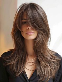 Mühelos schick: Der weiche Shag Straight Hairstyles Layers Medium, Long Haircuts For Long Faces, Long Bob Hairstyles For Fine Hair With Bangs, Low Maintenance Fringe, Thick Long Layered Hair, Long Layer Wavy Haircut, 2024 Hair Cuts Women Long, Long Layered Hairstyles With Bangs, Fine Long Hair Cuts