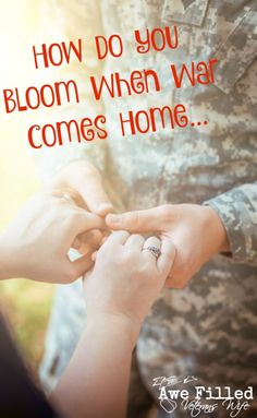 At the time of writing this, it was 13 years since my husband came home from war the first time. He then went on to deploy more. With constant deployments, or even one..How do you bloom when war comes home? For my husband every day since he came home that first time, has been a battle in his mind. PTSD is very real. #PTSD #Military #Veterans #Deployments #War Support Husband, Soldiers Returning Home, Pomp And Circumstance, Navy Girlfriend, Slow To Speak, Military Girlfriend