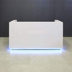 Introducing the Dallas U-Shape Custom Reception Desk—a stunning and modern centerpiece for any space. Its sleek modern design is enhanced by a wide selection of laminates, allowing you to choose the perfect color scheme to complement your environment. With optional LED lighting and plenty of storage, this desk offers an eye-catching aesthetic and practical functionality. Elevate your reception area with this stylish and customizable addition.   Our furniture is built with commercial grade p Reception Desk Dimensions, White Reception Desk, Custom Conference Table, Custom Reception Desk, White Reception, Lobby Furniture, Lobby Seating, Modern Centerpieces, Desk Dimensions