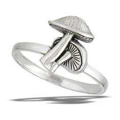 Cute Mushroom Ring .925 Sterling Silver Toadstool Band Jewelry Female Male Unisex Size 9 All our silver jewelry is crafted from .925 silver also commonly referred to as sterling silver. Sterling silver is the standard for beautiful high-quality silver jewelry and cannot be replicated by lower priced silver plated jewelry. It is 92.5% pure silver, mixed with alloys to add strength and durability to stand the test of time. Keep your fine jewelry shiny and elegant by storing it properly. Jewelry ne Mushroom Rings, Mushroom Ring, Sterling Silver Toe Rings, Cute Mushroom, Silver Toe Rings, Sterling Silver Rings Bands, Female Male, Band Jewelry, Silver Plated Jewelry