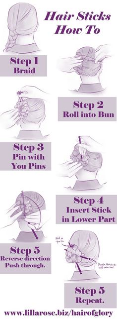 Hair Stick Tutorial, Hairstick Hairstyles, Hair Chop, Hair Braiding Tool, Chop Sticks, Chopstick Hair, Lilla Rose, Hand Hold, Bun Holder