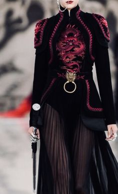 Royalty Fashion Aesthetic, Mexican Royalty Aesthetic, Haute Couture Dress, Demoncore Outfits, Woman In Suit, Royalty Fashion, Elegant Gothic, Southern Outfits, Queen Outfit