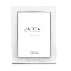 a white frame with the word acccenti on it