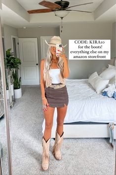 Senita Falls curated on LTK Cute Country Bar Outfits, Texas Cowgirl Outfits, Western Concert Outfit Ideas, Stagecoach Outfit Ideas 2024, Country Festival Outfit Summer Cowgirl, Western Vegas Outfits, Cma Fest Outfit Nashville, Country Date Night Outfit, Western Going Out Outfit