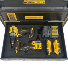 a tool box with tools in it