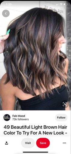 Brown Bayalage Hair, Dark Brown Hair With Low Lights, How To Bayalage Hair, Brown Hair With Lowlights, Medium Length Brown Hair, Dark Brown Hair Balayage, Brown Hair With Highlights And Lowlights, Highlights For Dark Brown Hair, Windows To The Soul