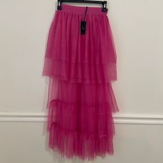 Reposhing This Item I Purchased From @Lemonadefinds. Loved It, But Ready To Rotate For Something New. Questions? Leave A Comment Below! Chic Pink Tulle Maxi Skirt, Feminine Pink Maxi Skirt For Party, Feminine Pink Tulle Maxi Skirt, Feminine Pink Tulle Skirt Bottoms, Pink Feminine Tulle Bottoms, Feminine Pink Tulle Bottoms, Pink Tulle Maxi Skirt For Summer, Pink Long Tulle Skirt Bottoms, Pink Tulle Maxi Skirt For Party