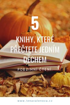 pumpkins and books with text overlay that reads, 5 kinhy, kere pre