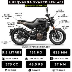 Husqvarna Svartpilen 401 333 Wallpaper, Husqvarna Svartpilen 401, Super Car Bugatti, Car Bugatti, Big Bike, Cool Gadgets For Men, Outdoor Biking, Scrambler Motorcycle, Honda Motors