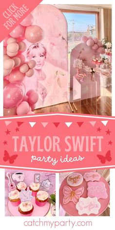 Take a look at this fantastic Taylor Swift-themed birthday party! Love the cupcakes! The toppers are so cute! See more party ideas and share yours at CatchMyParty.com Party Food For Adults, Rockstar Birthday, Hotwheels Birthday Party, Rock Star Birthday, Onederland Birthday Party