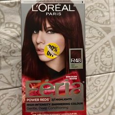 Brand New Dark Red Hair Dye. Never Been Used. 2 Boxes Will Be Included. Good Hair Dye Brands, Loreal Red Hair Color, Dark Cherry Cola Hair Color, Dark Red Hair Dye, Auburn Hair Dye, Feria Hair Color, Deep Auburn Hair, Cherry Cola Hair Color, Box Hair Dye