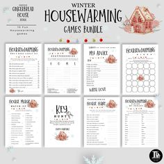 the winter housewarming games bundle is shown