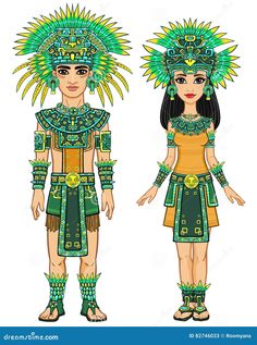 Flower Costume Diy, Mayan Dress, Mexico Costume, Aztec Costume, Masskara Festival, Aztec Clothing, Caribbean Carnival Costumes, Family Dress, Maya Art