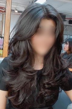 Long Hair With Layers Front View, Types Of Haircuts For Women Long Hair, Long Hair With Layers Thick, Cute Layers For Short Hair, Women’s Long Layered Hairstyle, Victoria Secret Layered Hair, Inversion Layers Haircut, Harsh Layered Hair, Blowout Haircut Long Hair