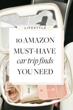 10 Amazon Car Trip Essentials YouDidn't Know You Needed Road Trip Necessities, Road Trip Accessories, Car Care Kit