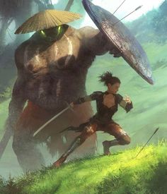 Illustration Fantasy, Giant Monsters, Art Et Illustration, Art Station, Fantasy Concept Art, Fantasy Warrior, Fantasy Rpg, 판타지 아트, Fantasy Inspiration