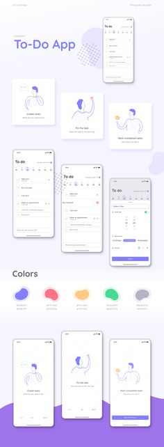 To-Do App Concept on Behance Routine App, Ux App Design, Ios App Design, Android App Design, App Concept