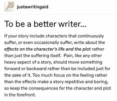 an article about how to be a better writer in the text box, and what it means