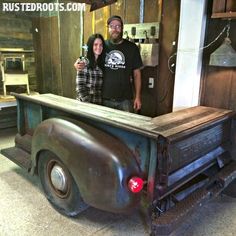 an old truck turned into a coffee table from rusted to clutch ideas on pinterest