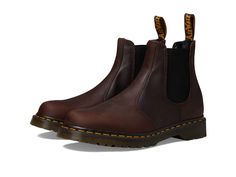 PRICES MAY VARY. Welted on a rugged air-cushioned sole punched with signature yellow welt stitching. Antique gold eyelets and two-tone rounded laces 2976 Chelsea Boots, Dr Martens Chelsea, Chestnut Leather, Chelsea Boots Women, Chestnut Brown, Leather Chelsea Boots, Kids Luggage, Chelsea Boot, Dr. Martens