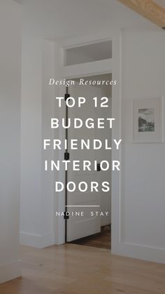 the top 12 budget friendly interior doors