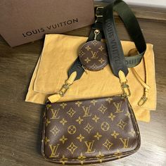 Lv Bundle! Pochette With Brand New Convertible Crossbody Strap & Coin Pouch. No Callouts To Address. This Set Is Beautiful Includes Dust Bag & Box Lv Multi Pochette Bag, Lv Multi Pochette Accessories, Louis Vuitton Bag Multi Pochette, Louis Vuitton Multi Pochette Empreinte, Louis Vuitton Multi Pochette Brown Strap, Coin Pouch, Convertible, Dust Bag, Bag Lady