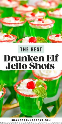 the best drunken elf jello shots