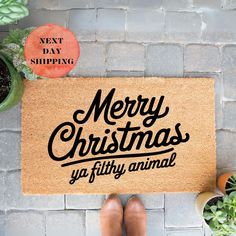 Outdoor Front Porch Decor, Winter Doormat, Front Porch Decor, Unique Housewarming Gifts