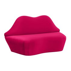 American Home Furniture | TOV Furniture - Lips Hot Pink Velvet Settee Pink Settee, Velvet Settee, Black Velvet Sofa, Upholstered Settee, Grey Velvet Sofa, Esthetician Room, Tov Furniture, Velvet Upholstery Fabric, Danish Pastel