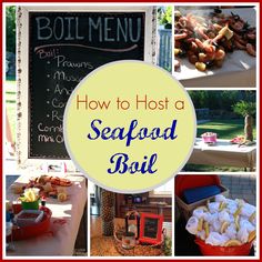 how to host a seafood boil party with lots of great ideas and tips for entertaining