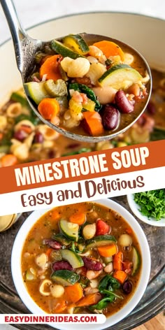 minestone soup is an easy and delicious recipe