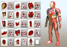 the iron man armor is shown in this screenshot from an animated video game,