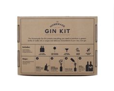 the homemade gin kit is packed with ingredients to make it easier for people to use