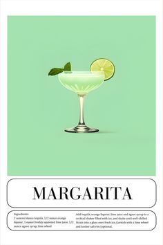 Cocktail Posters Vintage, Cocktail Art Illustration, Cocktail Wallpaper, Margarita Poster, Margarita Print, Cocktail Margarita, Cocktail Wall Art, Art Cocktail, Drink Art