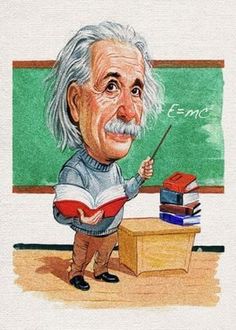 an old man with a book and pointer in front of a chalkboard