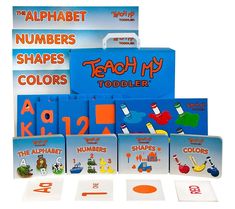 the alphabet and numbers shapes and colors are shown in this set, with matching cards