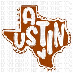 a texas state with the word love on it and hearts in the shape of a heart