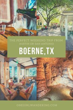 the perfect weekend trip from boerne, tx to see what's on offer