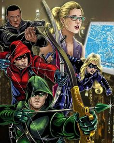 the green arrow movie poster is shown