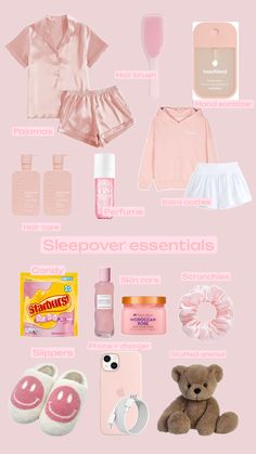 Mine don’t repost! #pink #sleepover #coquette #babypink Sleepover Necessities, Pink Sleepover Ideas, Sleepover Basket, Sleepover Checklist, Sleepover Packing, Pink Sleepover, First Sleepover