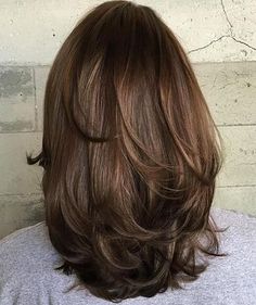 Thick Hair Cuts, Medium Layered Haircuts, Layered Hairstyles, Medium Length Hair With Layers, Haircut Styles, Wavy Hairstyles, Funky Hairstyles, Haircuts For Medium Hair, Girl Haircuts