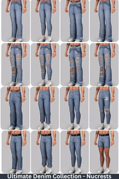 the ultimate denim collection - nucrests for males and females are available in multiple styles