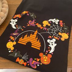 Never Worn, Made By Me. Disney Halloween Short Sleeve Shirt Made With Gildan Soft Style Tee Unisex Tee Disney Halloween Shirts, Disney Halloween, Soft Style, Spooky Halloween, Fashion Tees, Made By Me, Halloween Shirt, Shirt Color, Short Sleeve Shirt