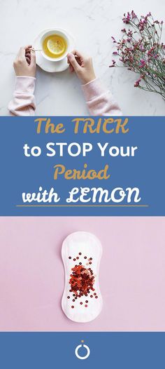 Stopping or shortening a menstruation period can be attempted with the use of natural remedies such as, lemon. Lemons hold properties that helps to reduce menstrual flow and aid in decreasing pain... Delay Period Naturally, How To Stop Period, Period Remedies, Natural Remedies For Migraines, Heavy Periods, Period Hacks, Allergy Remedies, Dry Skin Remedies, Natural Drinks