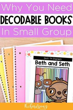 books with the title why you need to decoable books in small groups